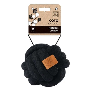 M-Pets Coto Black Ball - М’яч плетений для середніх та великих порід собак; 15 см (Чорний)