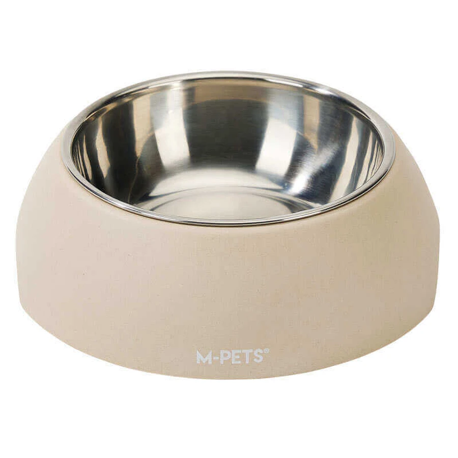 M-Pets Eco Bamboo Bowl - Миска 2в1 из бамбука и нержавеющей стали для кошек; 350 мл: цены и характеристики