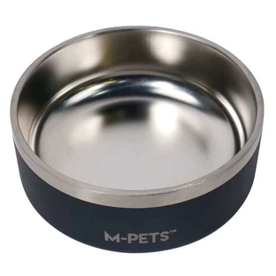 M-Pets Eskimo Double Wall Bowl - Миска металлическая с двойными стенками для собак; 1250 мл