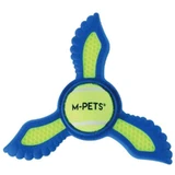 M-Pets HOP Helix - Игрушка для собак; 21,9x19,5x2,3 см (Сине-желтый)