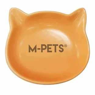 M-Pets Petjoy Purring Bowl - Миска керамическая для кошек; 300 мл (Оранжевый)
