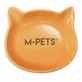 M-Pets Petjoy Purring Bowl - Миска керамическая для кошек; 300 мл (Оранжевый)