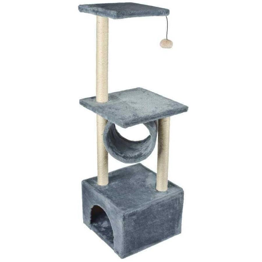 M-Pets TAGA Cat Tree - Ігровий комплекс для котів; 35x35x102 см (Сірий): ціни та характеристики
