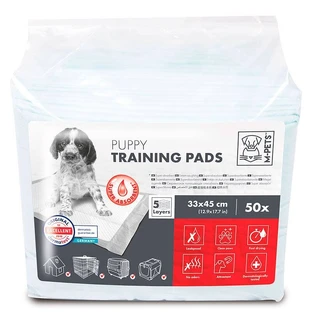 M-Pets (М-Петс) All Day Puppy – Пелёнки суперпоглощающие для приучения щенков к туалету; 45х33 см / 50 шт.