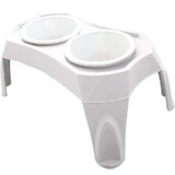 M-Pets (М-Петс) Combi Double Bowl - Миска на подставке двойная для собак; 2х950 мл