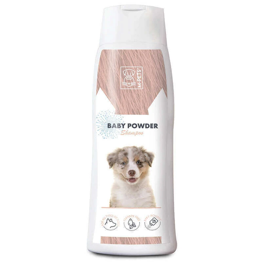 M-Pets (М-Петс) Baby Powder Shampoo - Шампунь без парабенов с ароматом детской присыпки для всех типов шерсти собак всех пород; 250 мл: цены и характеристики