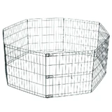 M-Pets (М-Петс) Foldable Puppy Pen - Металевий складний вольєр для цуценят; S / 8x62x66 см