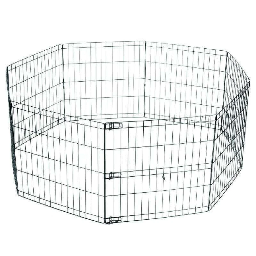 M-Pets (М-Петс) Foldable Puppy Pen - Металлический складной вольер для щенков; S / 8x62x66 см: цены и характеристики
