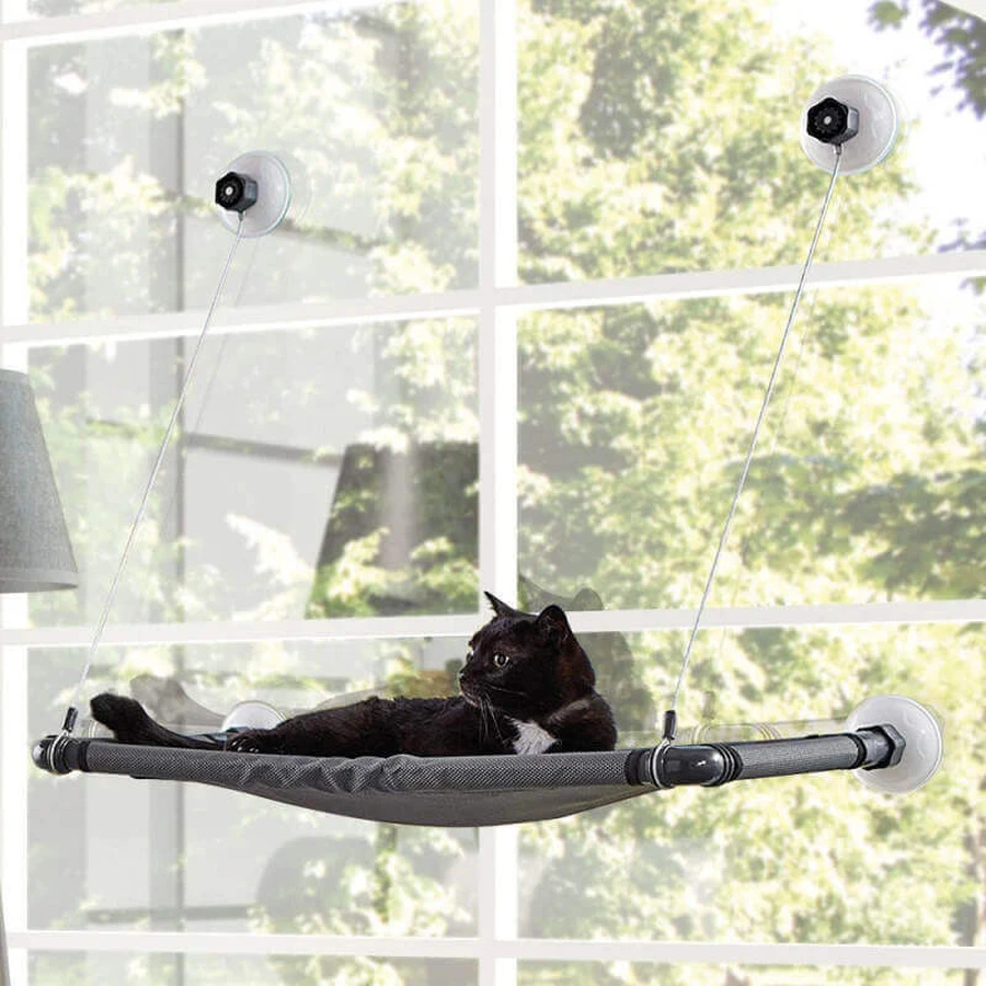 M-Pets (М-Петс) Horizon Cat Window Perch - Лежак для котів, що закріплюється на вікні; 73х40,5х63 см: ціни та характеристики