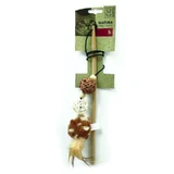 M-Pets (М-Петс) Natura 3-Balls Wand - Іграшка-дражнилка для котів з трьома кульками та котячою м'ятою; 35 см