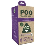 M-Pets (М-Петс) POO Dog Waste Bags Lavender Scented – Пакети, що біологічно розкладаються, для прибирання за собаками з ароматом лаванди; 120 шт.
