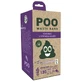 M-Pets (М-Петс) POO Dog Waste Bags Lavender Scented – Биологически разлагаемые пакеты для уборки за собаками с ароматом лаванды; 120 шт.