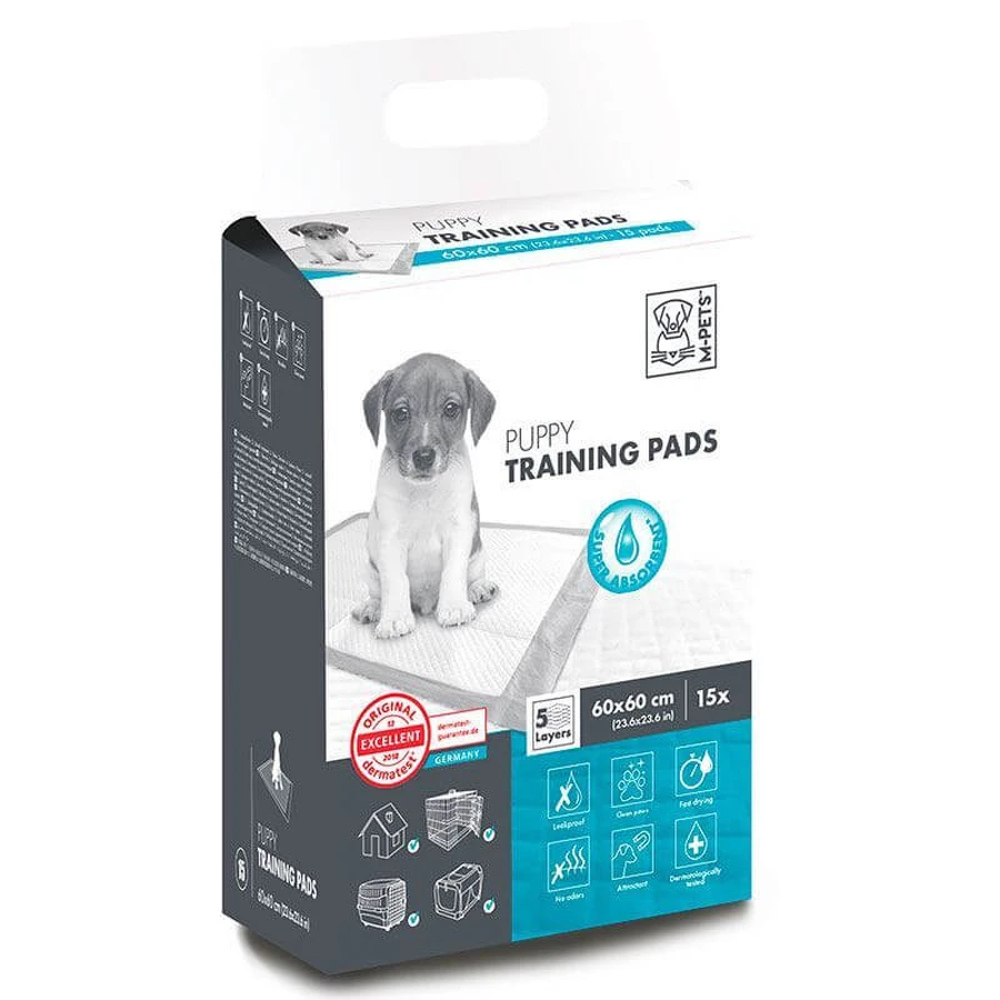 M-Pets (М-Петс) Puppy Training Pads – Пелюшки для привчання цуценят до туалету; 60х60 см / 15 шт.: ціни та характеристики