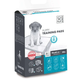 M-Pets (М-Петс) Puppy Training Pads – Пелёнки для приучения щенков к туалету; 90х60 см / 30 шт.