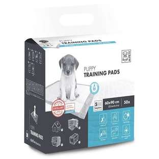 M-Pets (М-Петс) Puppy Training Pads – Пелёнки для приучения щенков к туалету; 90х60 см / 50 шт.