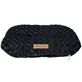 M-Pets (М-Петс) Shetland Oval Cushion – Лежак овальний з ультрам'якого штучного хутра для собак різних порід та котів; 50x34 см (Чорний)