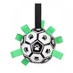 M-Pets (М-Петс) Soccer Ball – Футбольний м'яч для собак із нейлоновими язичками; Комплект