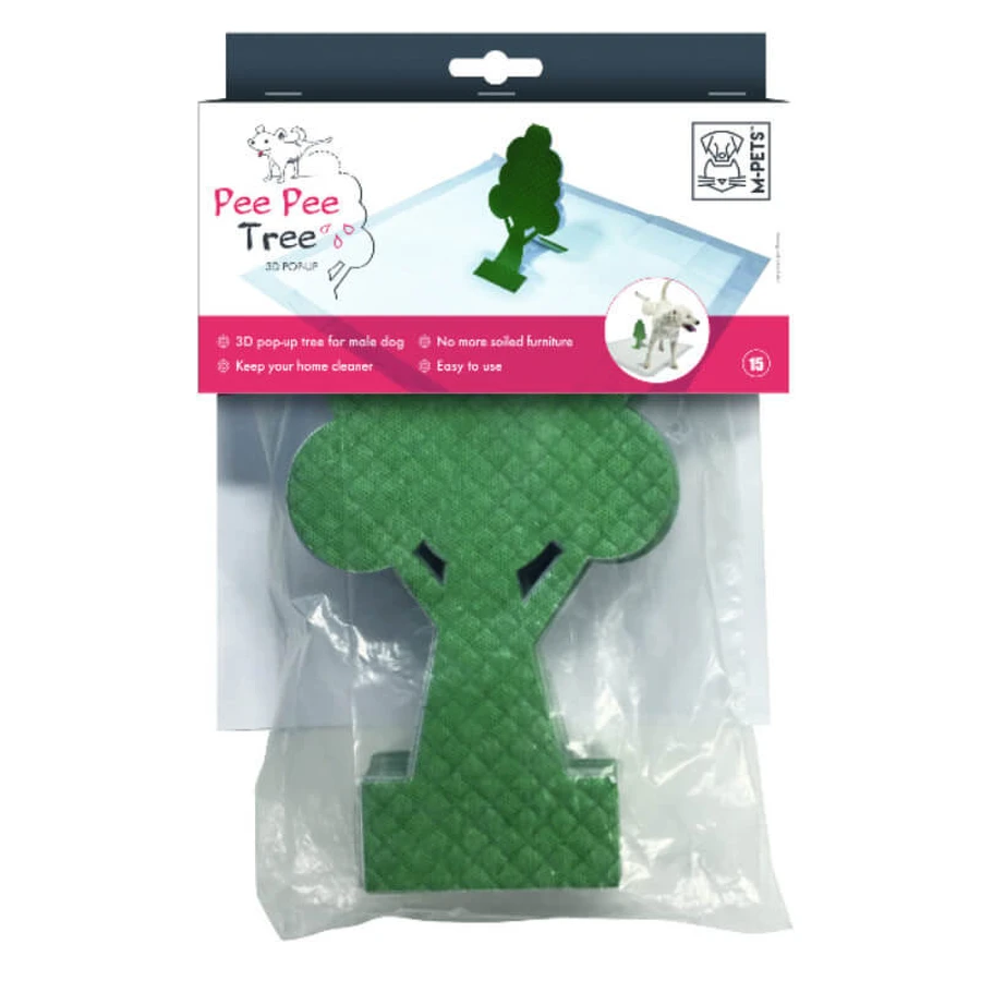 M-Pets (М-Петс) Pee Pee Tree 3D Pop Up - Комплект 3D-деревьев для приучающих пеленок Pee Pee Tree для собак; 15 шт./уп.: цены и характеристики