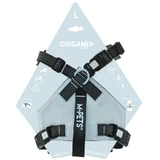 M-Pets Dog Harness Origami - Шлея Орігамі для собак; L (46-59х37-81х2,5 см) (Світло-сірий)