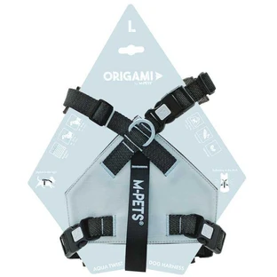 M-Pets Dog Harness Origami - Шлея Оригами для собак; L (46-59х37-81х2,5 см) (Светло-серый)