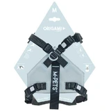 M-Pets Dog Harness Origami - Шлея Оригами для собак; M (41-54х33-66х2,5 см) (Светло-серый)
