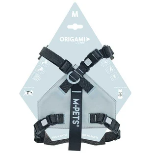 M-Pets Dog Harness Origami - Шлея Оригами для собак; M (41-54х33-66х2,5 см) (Светло-серый)