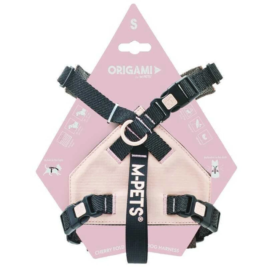 M-Pets Dog Harness Origami - Шлея Оригами для собак; S (33-43х29-57х2 см) (Розовый): цены и характеристики