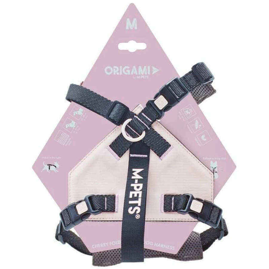 M-Pets Dog Harness Origami - Шлея Орігамі для собак; М (41-54х33-66х2 см) (Рожевий): ціни та характеристики