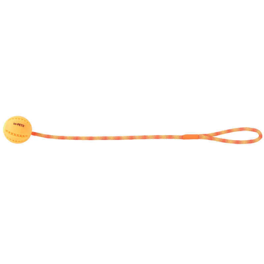 M-Pets Flash LED Ball - Светодиодный шар для для собак; 6,4х50 см (Оранжевый): цены и характеристики