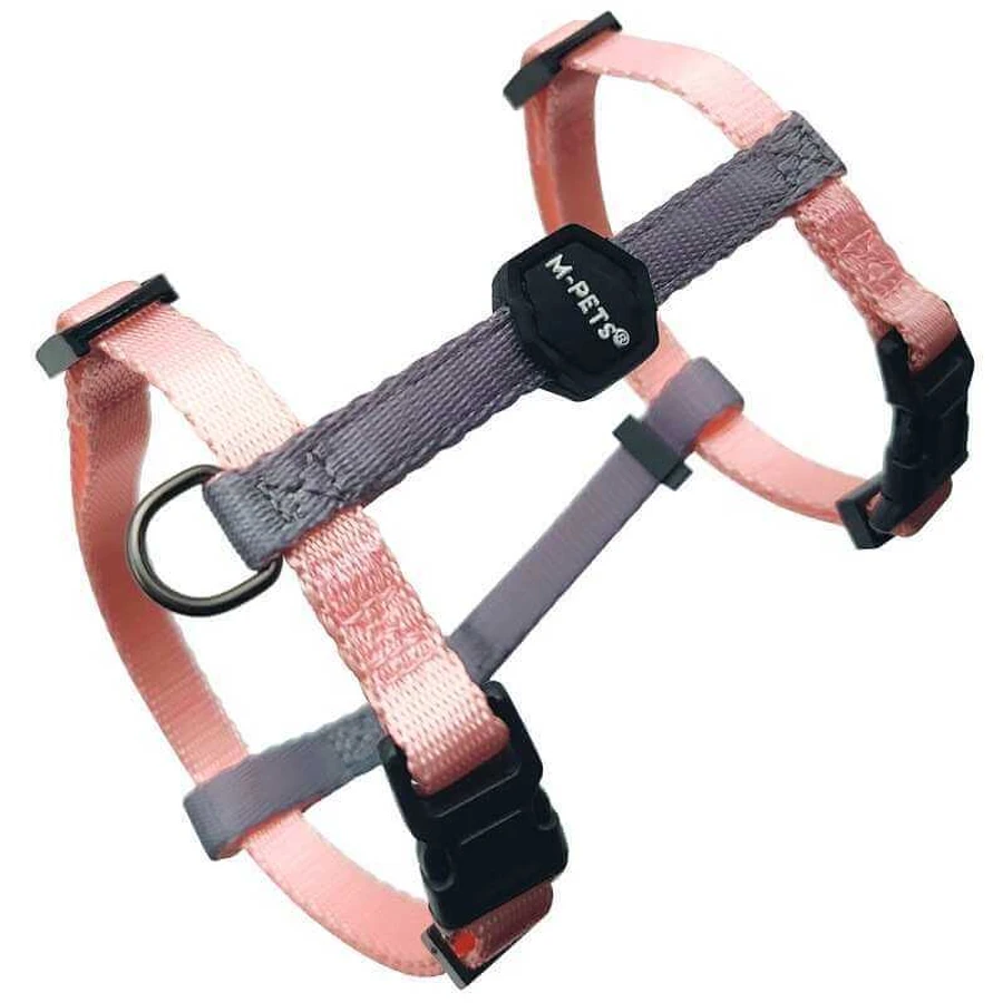M-Pets Gentle Cat - Шлея з повідцем для котів; 1х20-30х30-42 см (Рожевий): ціни та характеристики