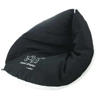 M-Pets Sweet Dreams - Треугольная подушка-трансформер для котов; 100х70х7 см (Черный / Белый)