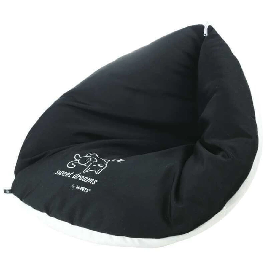 M-Pets Sweet Dreams - Треугольная подушка-трансформер для котов; 100х70х7 см (Черный / Белый): цены и характеристики