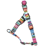 M-Pets Urban Style Jazz Harness Dog - Шлея з принтом смужки для собак; XS/1,5x30-40 см (Різнокольоровий)