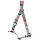 M-Pets Urban Style Jazz Harness Dog - Шлея з принтом смужки для собак; М/2x120 см (Різнокольоровий)