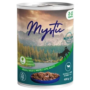 Mystic Jelly - Консервований корм шматочки ягняти в желе для цуценят; 400 г
