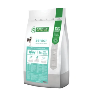 Nature's Protection Senior All Breeds – Сухий корм з м'ясом птиці для літніх собак усіх порід; 12 кг