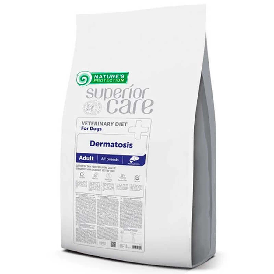 Nature's Protection Superior Care Veterinary Diet - Ветеринарна дієта для здоров'я шкіри та шерсті з лососем для собак; 10 кг: ціни та характеристики