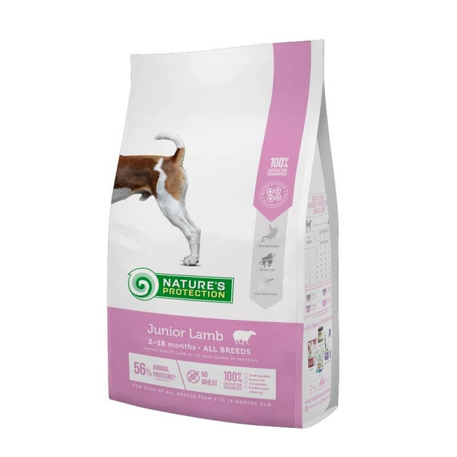 Nature's Protection Junior Lamb All Breeds - Сухой корм с ягненком для щенков всех пород; 7,5 кг: цены и характеристики