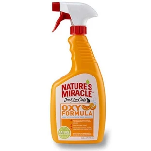 Nature's Miracle (Нейчерс Міракл) Set-In Stain Destroyer Oxy Formula - Винищувач плям і запахів 'Оранж-Оксі' для котів; 709 мл, спрей