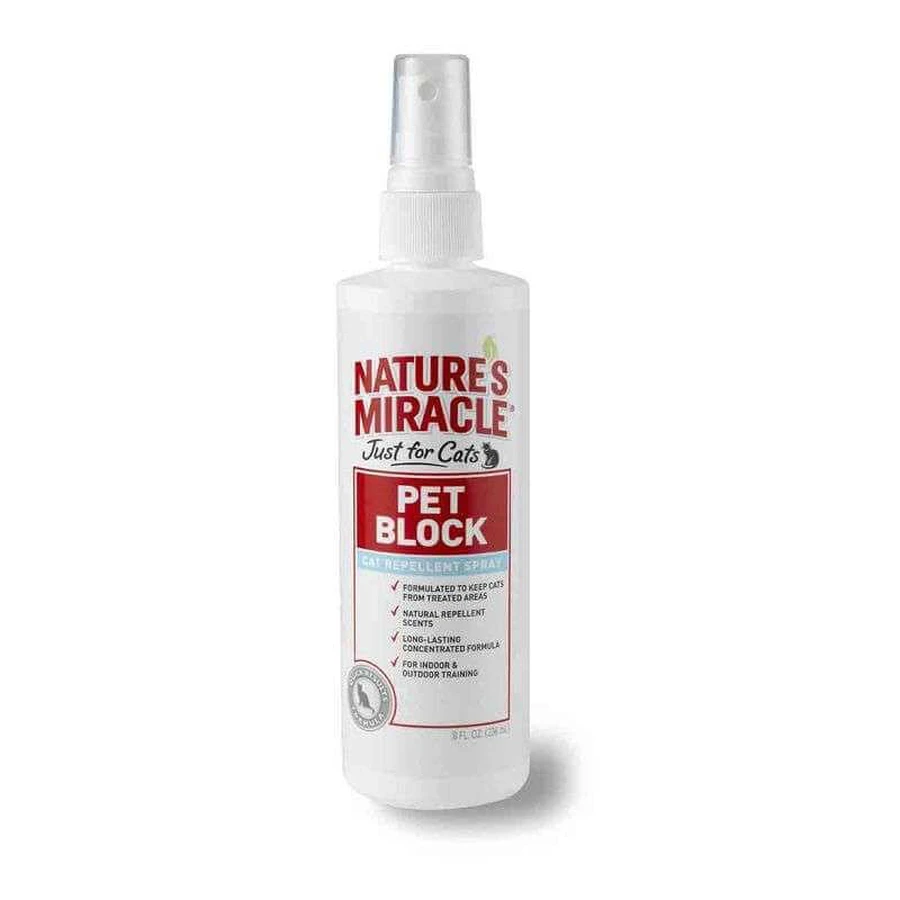 Nature's Miracle (Нейчерс Миракл) Pet Block - Спрей для кошек, отпугивающий; 236 мл: цены и характеристики