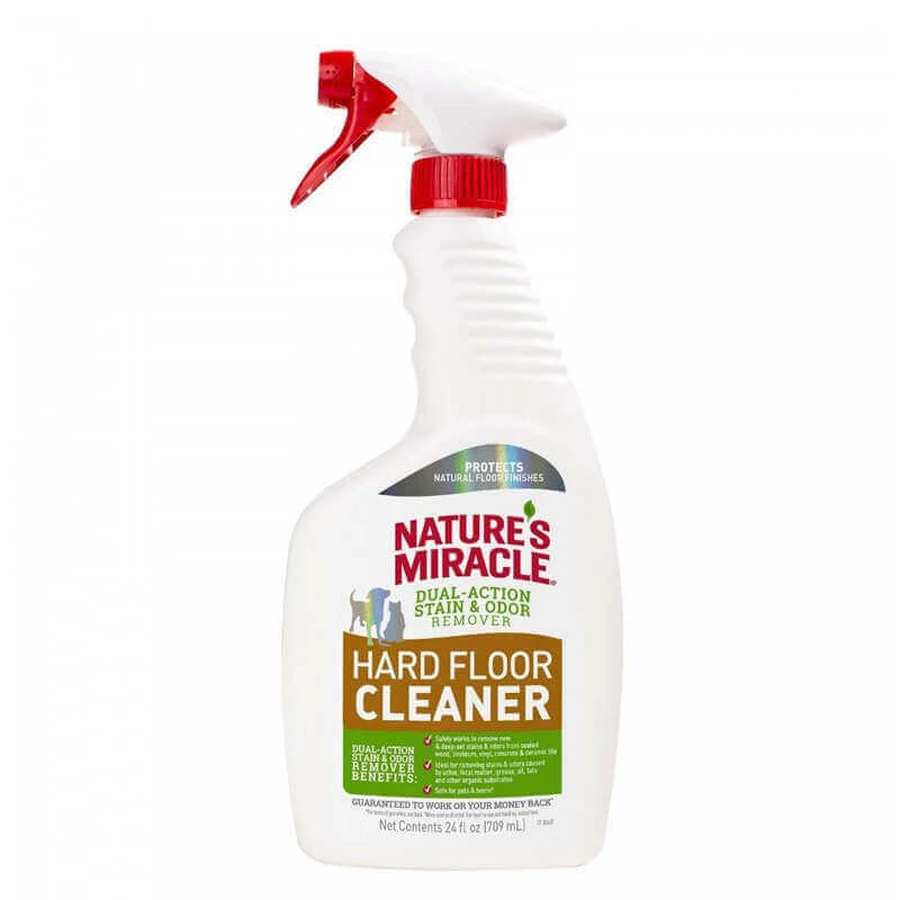 Nature's Miracle (Нейчерс Міракл) Hard Floor Cleaner - Знищувач плям і запахів для всіх видів підлог; 709 мл: ціни та характеристики