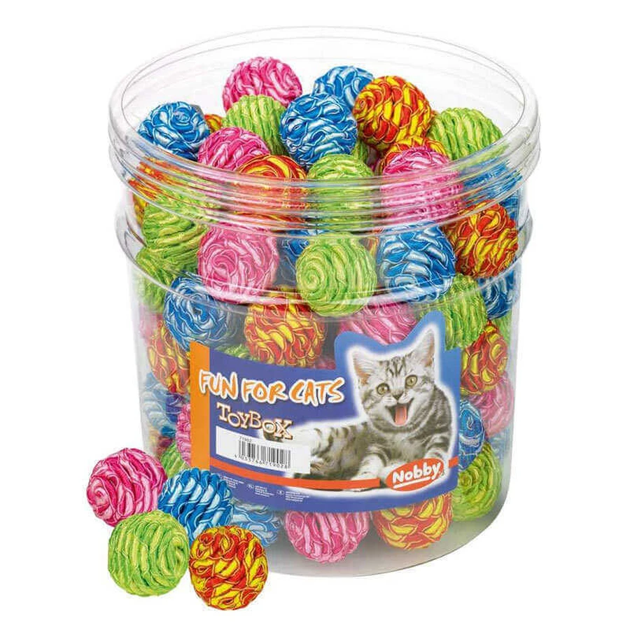Nobby Toy Box - Іграшковий м’ячик з дзвіночком для котів; 3,5 см / 1 шт. (Кольори в асортименті): ціни та характеристики