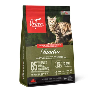 Orijen Tundra Cat - Сухий корм з м'ясом дичини, риби та птиці для котів на всіх стадіях життя; 1,8 кг