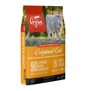 Orijen Original Cat (Catamp;Kitten) – Сухий корм з м'ясом птиці і риби для кошенят і котів; 5,4 кг