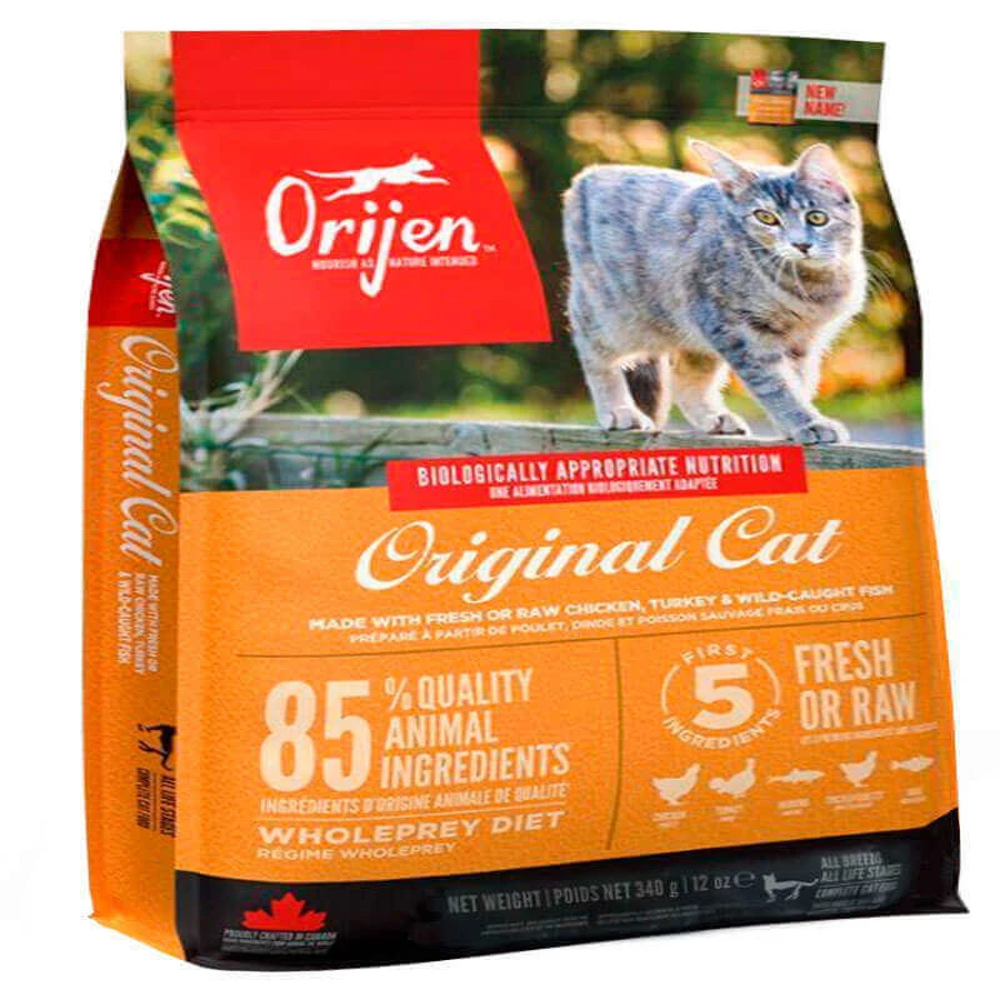 Orijen Original Cat (Catamp;Kitten) – Сухий корм з м'ясом птиці і риби для кошенят і котів; 340 г: ціни та характеристики