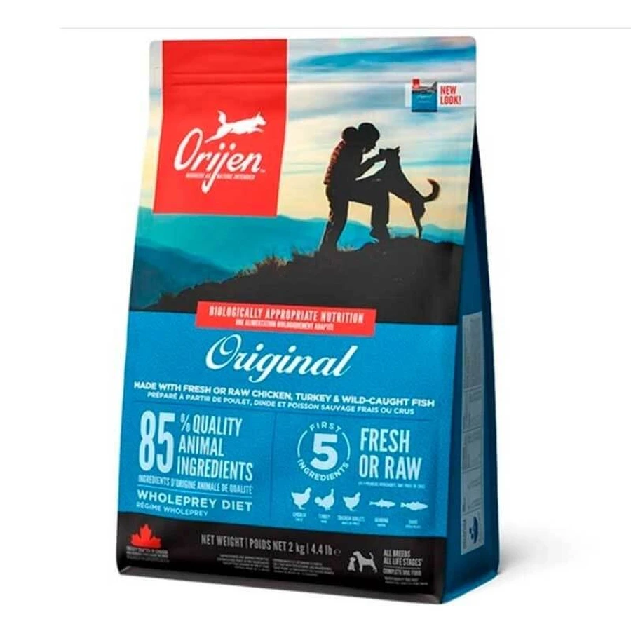 Orijen Original Dog - Сухий корм з м'ясом курчат і індички для собак всіх порід і всіх стадій життя; 2 кг: ціни та характеристики