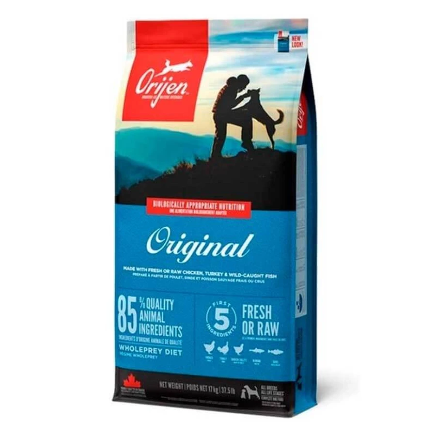 Orijen Original Dog - Сухой корм с мясом цыплят и индейки для собак всех пород и всех стадий жизни; 17 кг: цены и характеристики