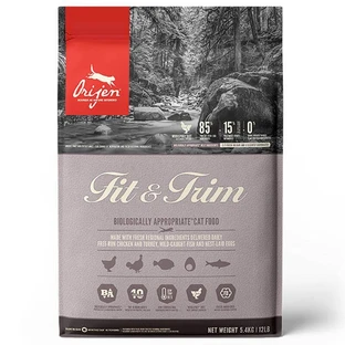 Orijen Fit&Trim - Сухой корм с индейкой и сельдью для котов страдающих избыточным весом; 5,4 кг