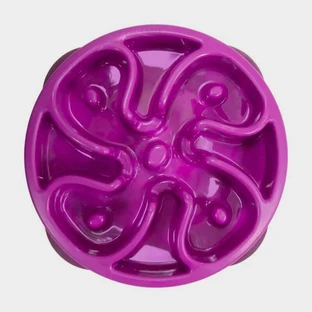 Outward Hound (Аутвард Хаунд) Fun Feeder Slo-Bowl Flower - Миска-лабиринт Цветок для медленного кормления собак; М (Фиолетовый)