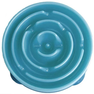 Outward Hound (Аутвард Хаунд) Fun Feeder Slo-Bowl Drop Teal - Неслизька миска-лабіринт Дроп для повільного годування собак; L (Бірюзовий)